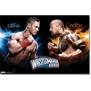 (22x34) WWE WrestleMania XXVIII Official Sports Poster 